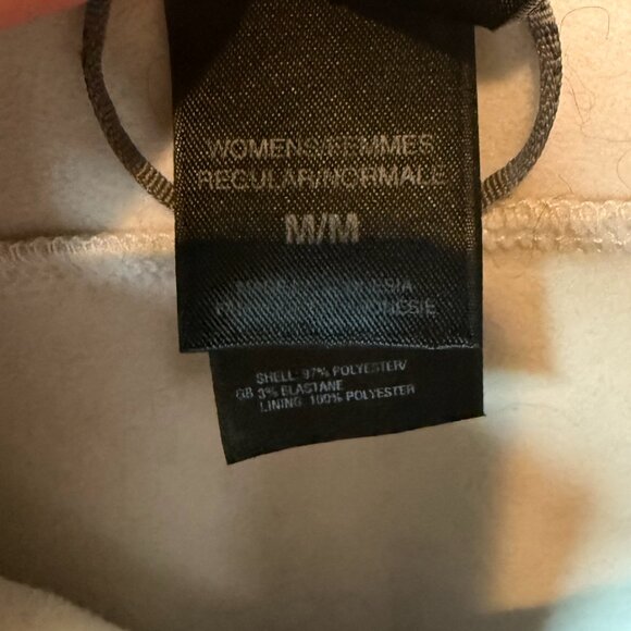 The North Face Ivory TNF Apex Soft Shell Full Zip Jacket Women’s Size Medium - Picture 3 of 12